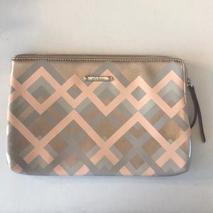 Rose Gold and Chevron Clutch